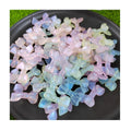 Acrylic Spacer Heart Rabbit Bear Beads Jelly Color Lovely Charms DIY Jewelry Making Handcraft Necklace Braid Accessory