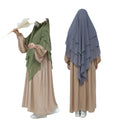 L0048 Fashion Muslim Chiffon Three Layers Hijab Women Long Turban Scarf Malaysia Hijabs Scarves Khimar Hat