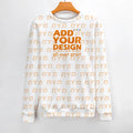 Custom LOGO OEM & ODM Male Sweater Jacquard Pullover Knitwear Sweater Custom Winter Round Neck Knit Sweaters for Men
