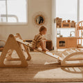 Toddler Indoor Climbing Triangle Play Structure Montessori Piklers Triangle Quality Indoor Playground Frame From Supplier