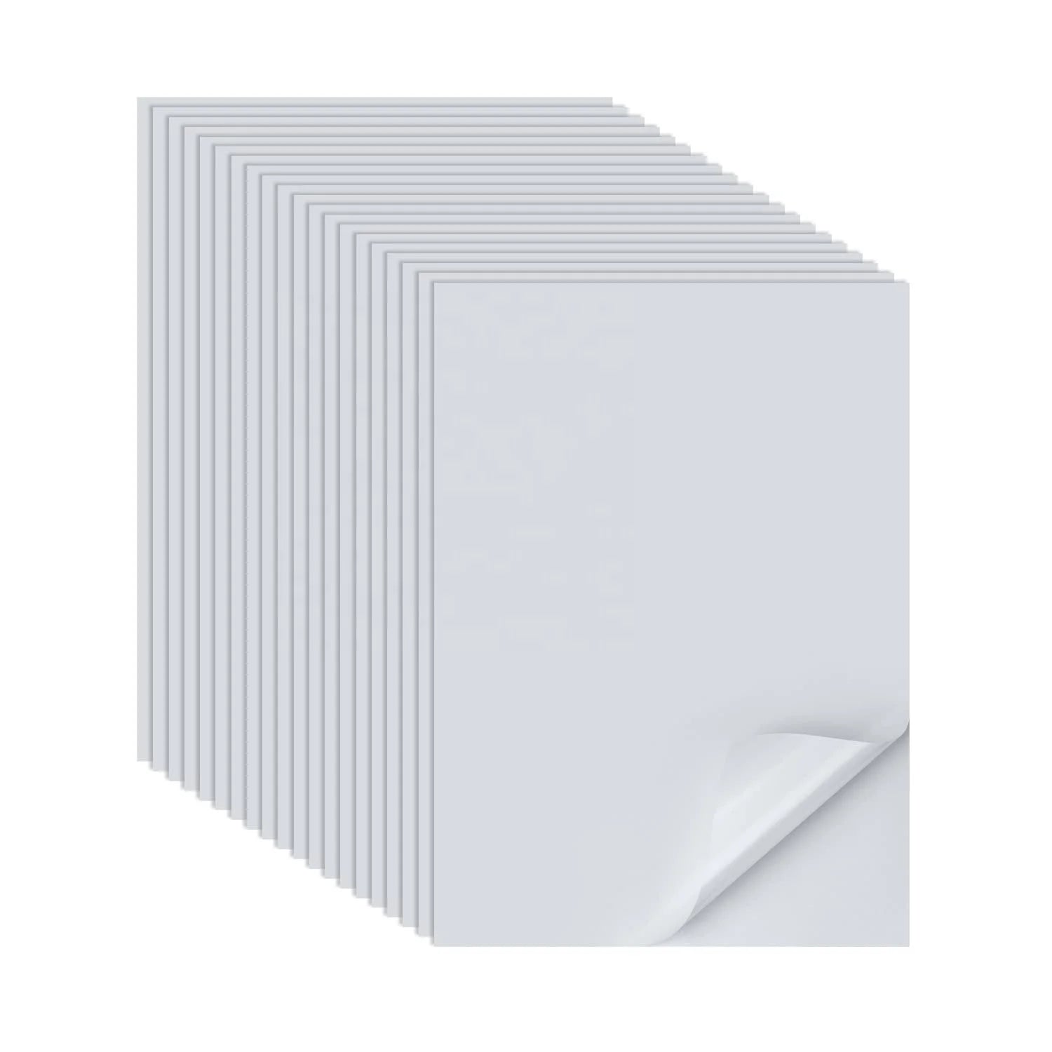 A4 White Matte/Glossy Self Adhesive Sticky Back Label Printing Paper A4 Sheet Sticker Strong Adhesive Paper Sticker