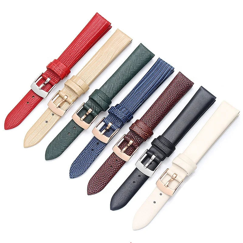 Suitable for AMANI women's watch band AR 1910 leather cowhide strap 14mm factory spot generation