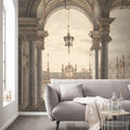 European 3D Mural Wallpaper for Home Decoration Botanical Patterned Wall Coating Waterproof Function