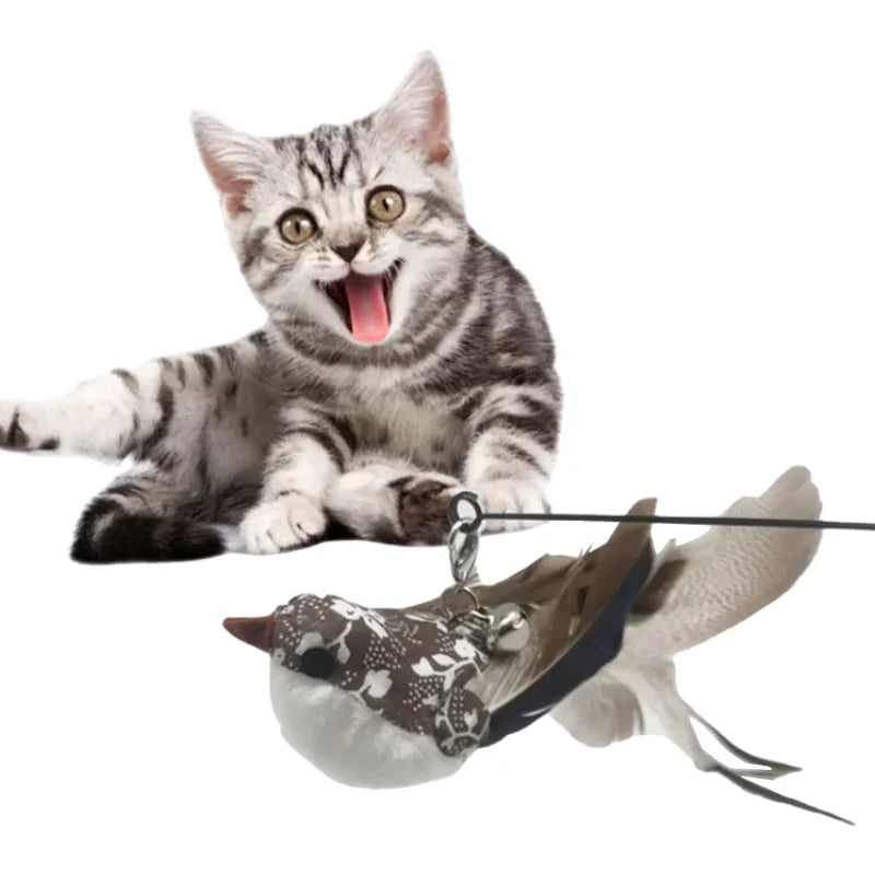 Pet Product Bird Shape Cat Scratcher Toys Eco Material Cat Bite-resistance Cat Stick GUA
