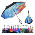 Freehold C-Type Double-Layer 8-Rib 95cm Manual Open Straight Umbrella Classic Design for Car Advertising Gift