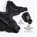 Adjustable Reflective Dog Harness with Soft Padded Front Buckle Thickened No-Pull Vest for Large Dogs Pet Harness