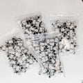 Custom Manicure Pedicure 100 Piece Bag Set Purple Grey Brown Colorful zebra Sandpaper Loop Sanding Bands for Nail Drill Bits