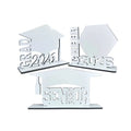 Customized Design Media Sign OEM Cheer 2026 Photo Frame Sublimation Blank Cheer 2026 Plaque
