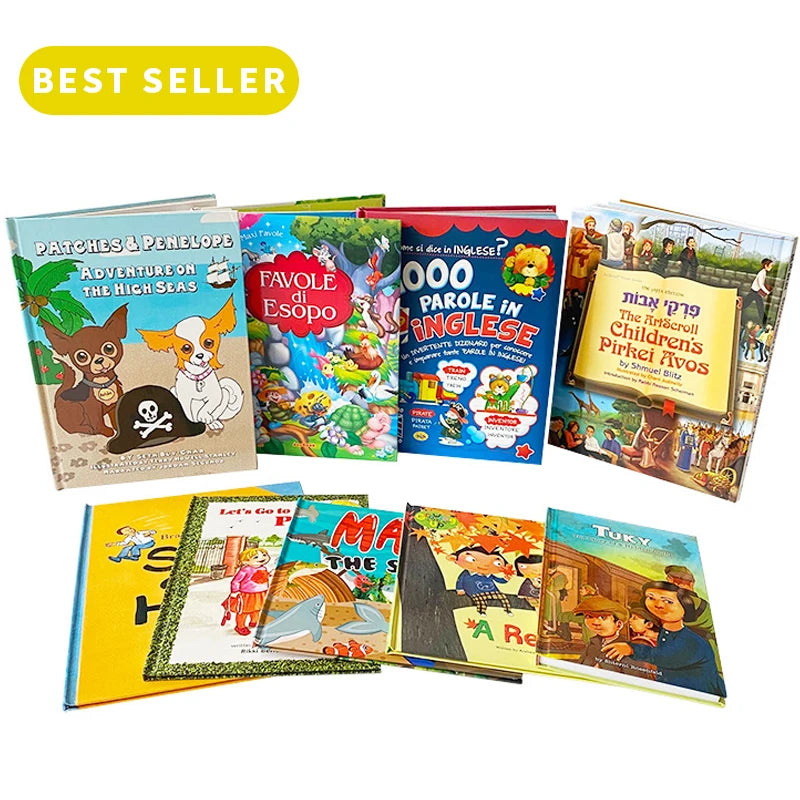 Customized English Picture Books and Children's Story Book Printing Early Education Reading Materials for Kid