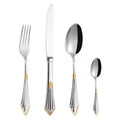 Luxury High Quality 304 Stainless Steel Flatware Set Fork Knife Spoon Silverware Wedding Cutlery Set