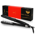 KangRoad Factory Professional Best Sell Classics Genuine Salon Ceramic Tourmaline Vapor Steam Hair Straightener With LED Temp