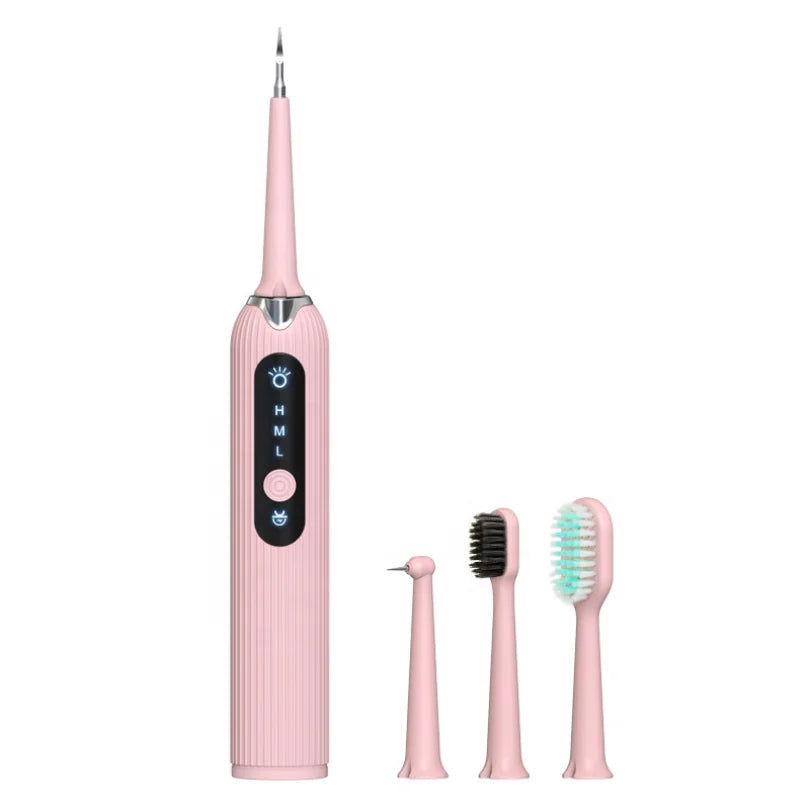 Portable Traveler Handle Oral Cleaning Kit Freedom Electric Sonic Dental Scaler Tooth Brush and Dental Kit for Deep Cleaning