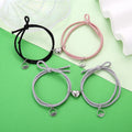 2Pcs Mountain Sea Couple Magnetic Attraction Bracelet Men and Women Friendship Couples Gift Jewelry Magnetic Heart Bracelets
