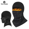 WEST BIKING Thickened Winter Cycling Fleece Full Face Mask Thermal Neck Hood  Biking Windproof for Ski Sports Motorcycle Scarf