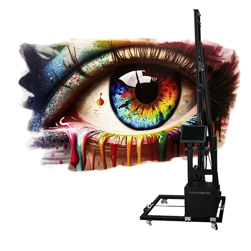 Faith 3D 5D Photo Wall Printing Machine Uv Ink Highly Resolution Automatic Wall Printer