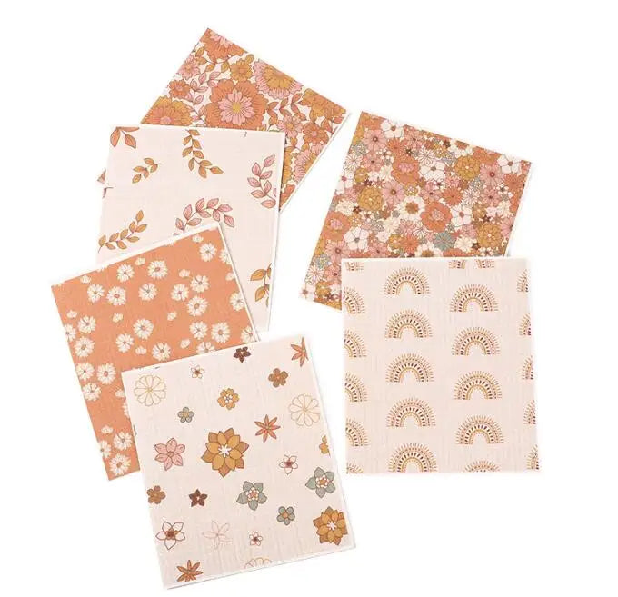 Eco-Friendly Microfiber Cleaning Towel Absorbent Multi-Purpose Customized Pattern Dishcloth for Home Hotel Kitchen Use