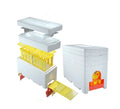 New One Deck Foam Beehive Queen Bee Mating Beehive Box with 10 Frame for Beekeeping Use