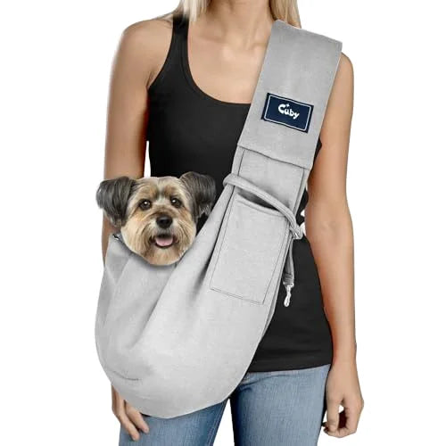Classics Pet Sling Carrier for Dog and Cat Hands Free for Out Door Travel Machine Washabl