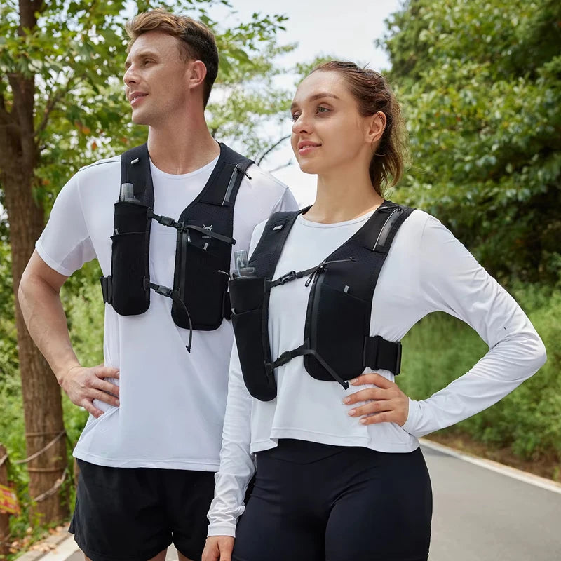 UTOBEST Waterproof Reflective Lightweight Hydration Running Vest for Adults on Short Trail - with Adjustable Belt