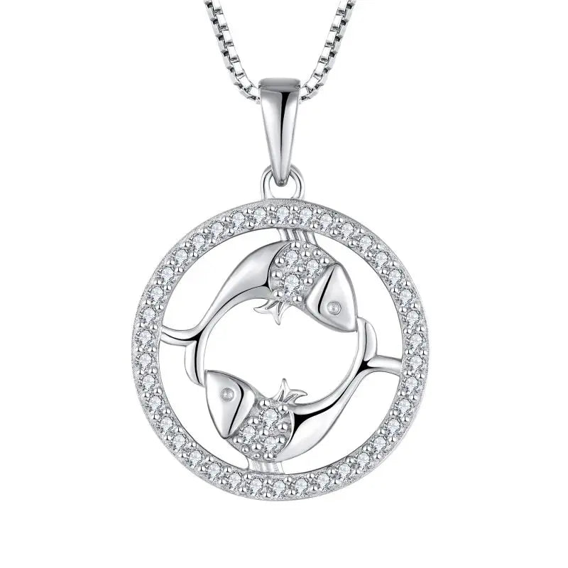 925 Sterling Silver Customize 12 Different Gemini Taurus Birthday Zodiac Jewelry925 Silver Latest Horoscope Necklace Designs