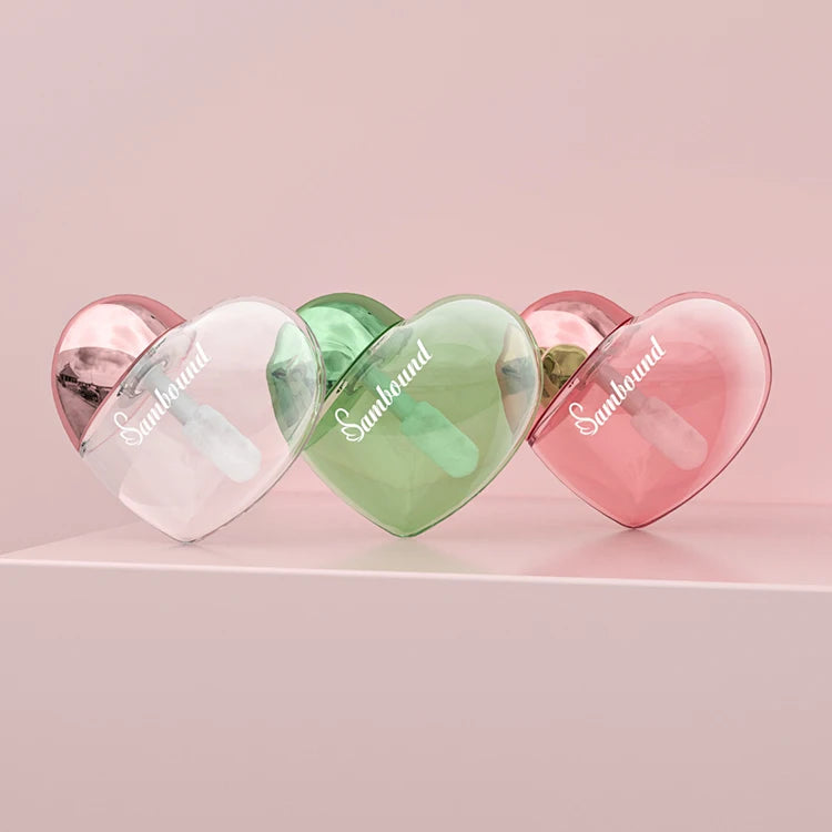Wholesale 6ml Heart Shape Lip Gloss Tube Big Brush Head Makeup Liquid Eye Shadow Blush Lip Glaze Tube