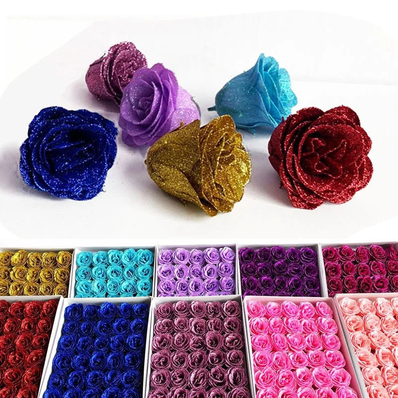 Manufacturer Wholesale Handmade Crystal Rose Head Blue Enchantress Eternal Rose for Teachers' Christmas Valentine's Graduation