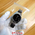 100pcs Reclosable Clear Zip Lock Ziplock Storage Bags Transparent Plastic Zipper Package Small Jewelry Bag for Jewelry With Logo