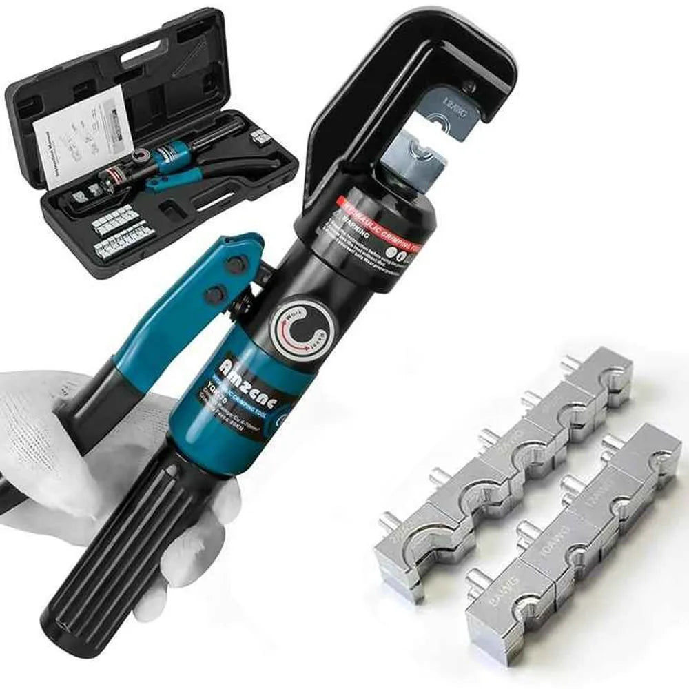 70mm�� Hexagonal Battery Cable Crimping Tool Durable Electrical Terminal Wire Tool with Box Packaging