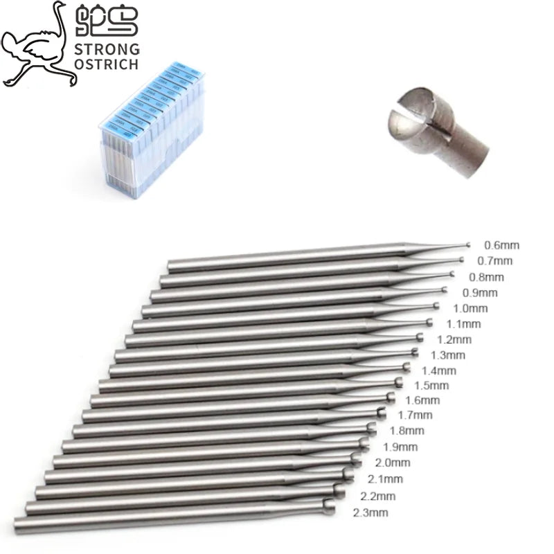 Strong Ostrich Jewelry Making Tools Engraving Jewelry Tool Equipment Diamond Stone Setting Tool Cup Burs