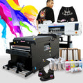 Hot Sell Cheapest 24  60cm Dtf Printer 4 Head I3200 Xp600 Dtf Printer Printing Machine