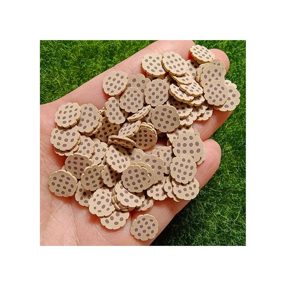 500g  Diy Accessories Simulation Cookies Slices Soft Polymer Clay Sprinkles for Slime Making Decoration