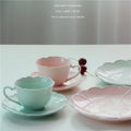 Japanese Girl Mug Cherry Blossom Afternoon Tea Cup Saucer Coffee Cup Flower Dessert Plate