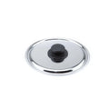 Italian Stainless Steel AISI 430 Cookware Lids 16cm Ergonomic Black Bakelite Plastic Knob Polished Glass Parts Durable Metal
