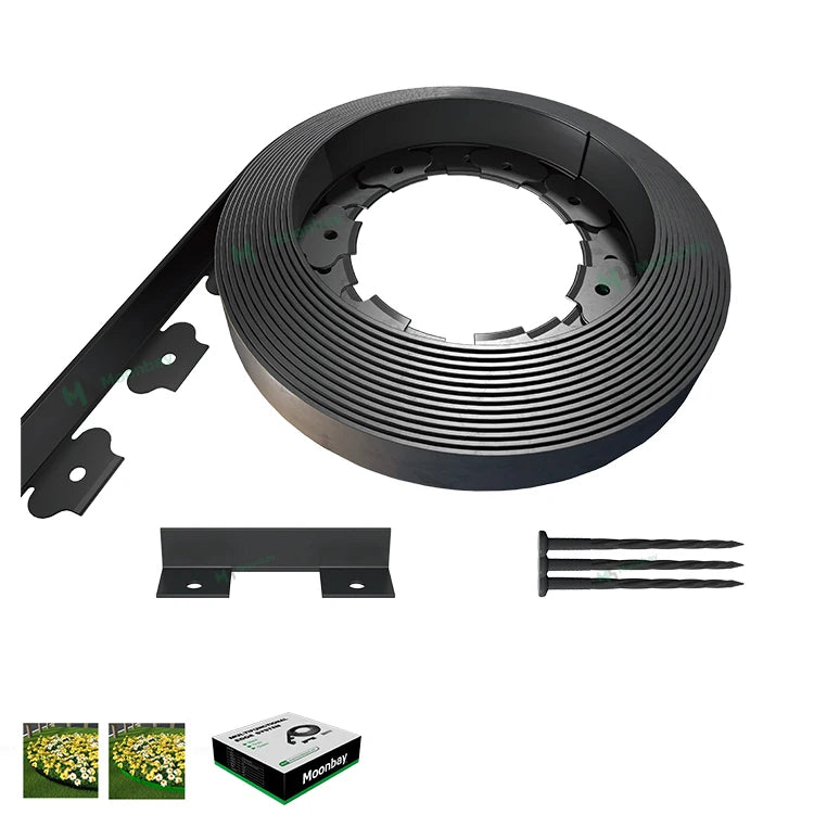 Hot Sale Factory Directly Supply Garden Border Edging for Landscaping Easy Eco-Friendly PE Metal Plastic Outdoor Garden Edge