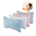 Non-Slip Bath Pillow Luxury Spa Bathtub Head Neck Rest Support 4D Air Mesh Tub Pillow With 2 Suction Cups