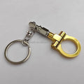 Custom Car Trailer Hook Keychain - Mini Simulation Metal Automotive Ornament/Pendant
