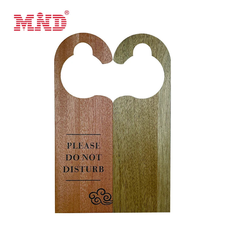 Wholesale Die Cut Hotel Door Hanger Tag Plastic Hotel Paper/PVC Door Hanger