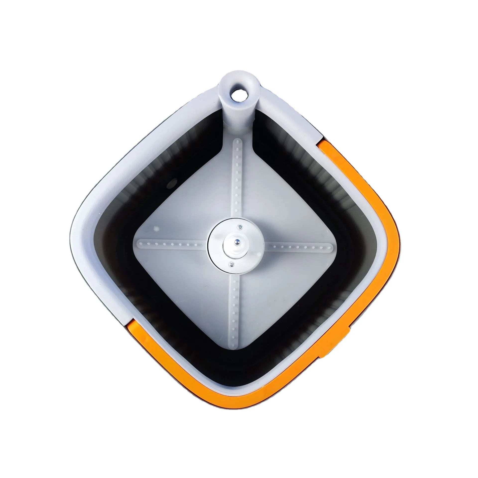 Factory New Swivel Handle Flat Spin Dry Floor Mop Bucket 360 Rotating with Clean Dirty Water Separated Function Wholesale