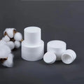 White PP Cosmetic Jar with Silk Screen Printing and Screw Cap for Eye/Face Cream & Lotion Packaging Beauty Packaging