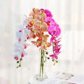 B0039 Red Yellow White pink Orchid Flowers Wedding Fragrant Orchid Real Touch Silk White Artificial Orchid for Party Decoration