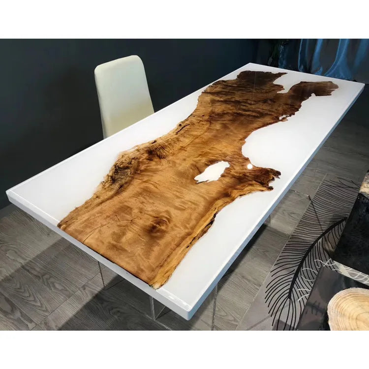 Durable Solid Walnut Console Dining Table Multi-Functional Dining and Coffee Table Panel Set for Hotels Restaurants Wooden