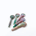 Huiying Natural Indian Agate Stone Board Spoon Shape Gua Sha Board Facial Beauty Equipment