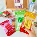 Novelty Creative School Kids Cartoon Cute French Fries Chocolate Food Shape Eraser Set