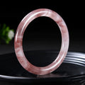 Natural Violet Jade Bangle Jewelry for Women Gift Charm Bracelet Lucky Jade Bangles Healing Stone Bangle