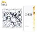 Wholesale Fast Shipping IGI  Certified 2CT 3CT Princess Cut Loose Diamonds VS Color CVD Lab Grown Diamond