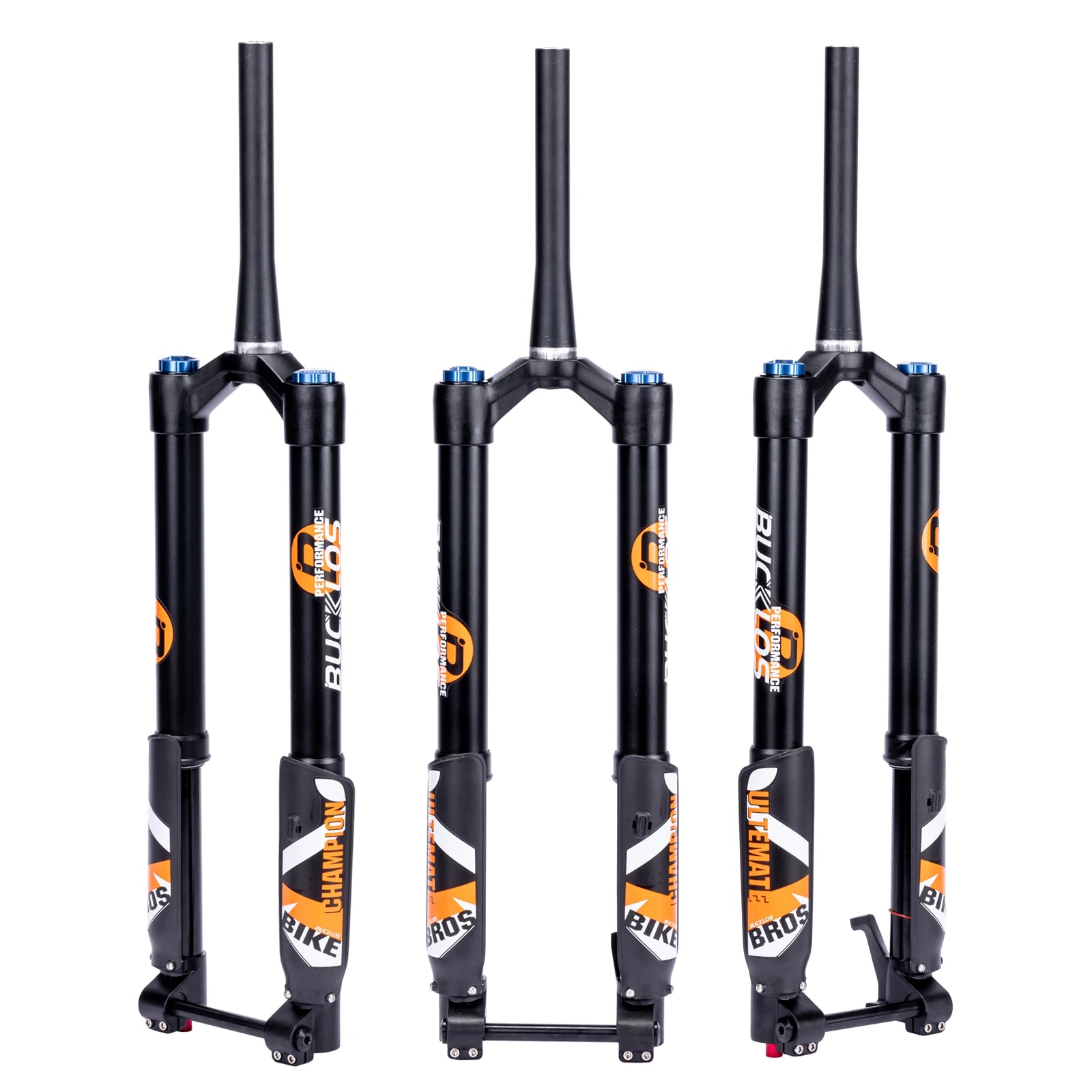 BUCKLOS 26/27.5/29 Inch Electric Mountain Bike Air Suspension MTB Fork Downhill Inverted Bicycle Fork