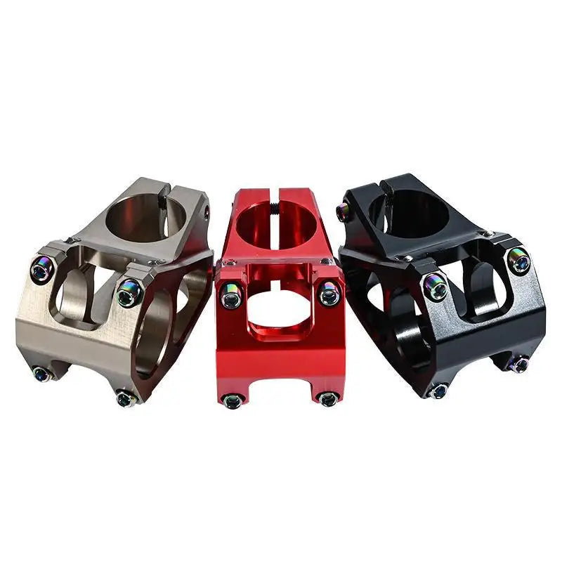 Ultralight Rainbow Colorful MTB Bike Short Stem Bicycle Handlebar Stem 31.8 45MM OEM Packing Color Feature Weight Fork