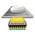 2025 New Kitchen Accessories Bowl Cup Mat Kitchen Drain Rack Silicone Dish Sink Drain Rack Silicone Sink Faucet Mat