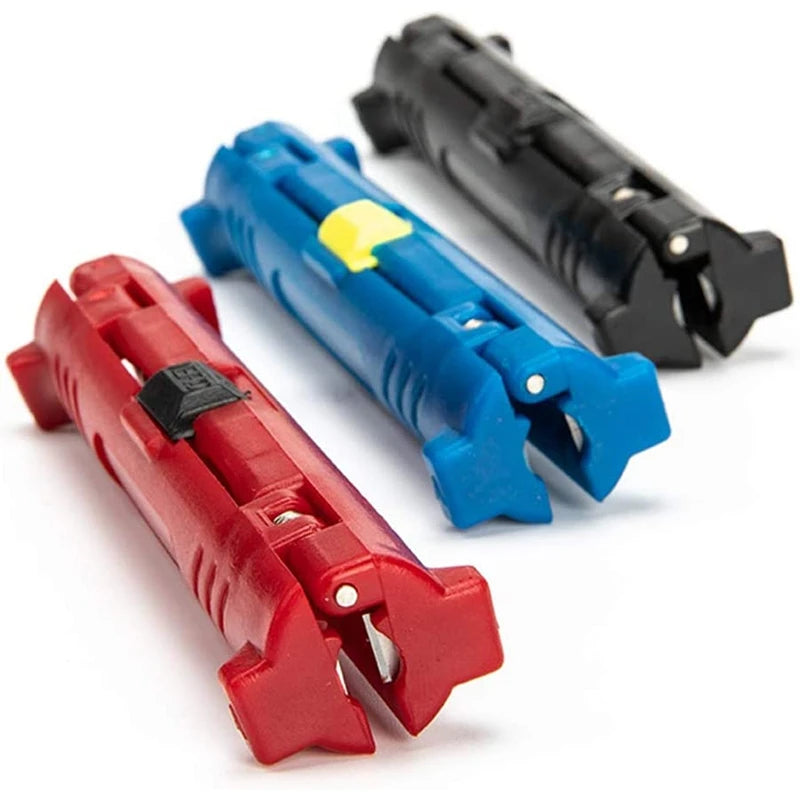 Electric Rotary Coaxial Wire Stripping Cutter Network Cable Tools Pen Wire Crimpers Pliers for Cable Cutting and Stripping
