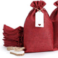Burlap Gift Bags With Drawstring 7*9 Inch Small Party Favor Bonus Gift String Wedding Party Favors Treat Pouches